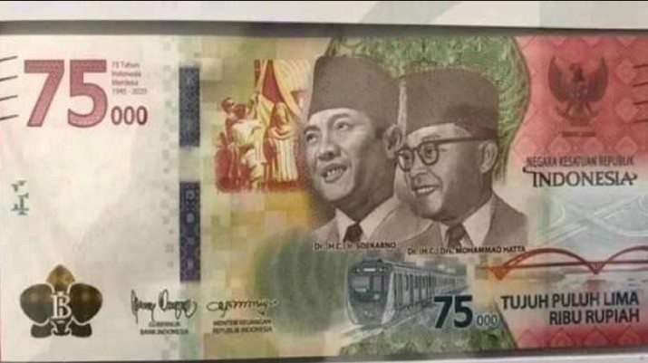 Uang Edisi Khusus Kemerdekaan RI ke 75 (Tangkapan Layar Youtube Bank Indonesia)