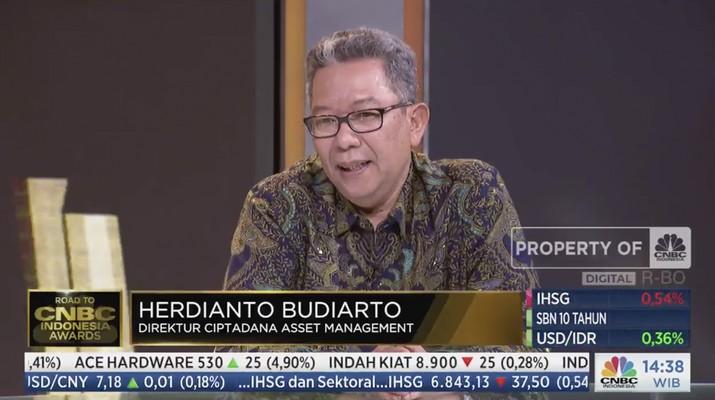 Direktur PT Ciptadana Asset Management, Herdianto Budiarto